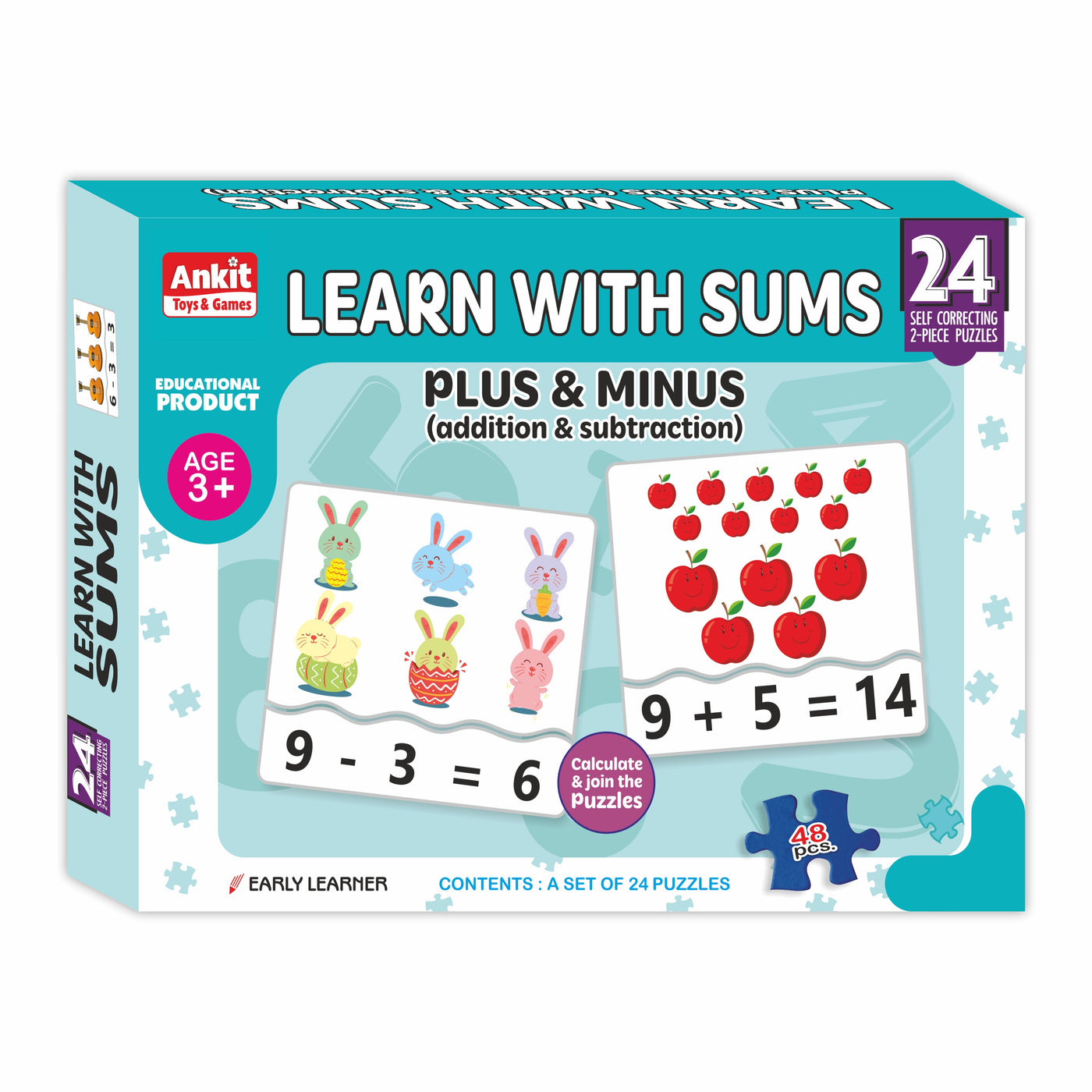 Learn With Sums Puzzle
