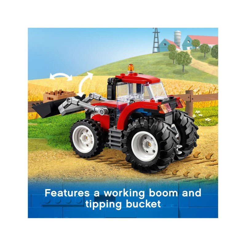 Lego City Tractor Building Blocks Kit (148 Pieces)