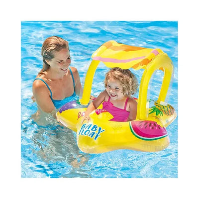 Yellow Kiddie Inflatable Pool Float For Kids | Water Pool Floater For Kids