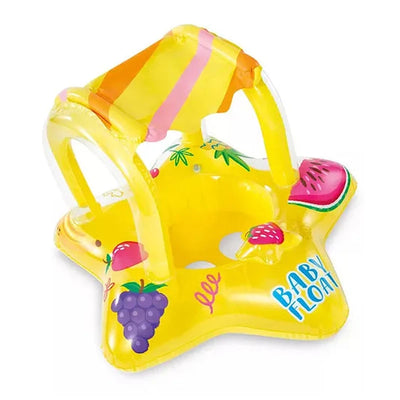 Yellow Kiddie Inflatable Pool Float For Kids | Water Pool Floater For Kids