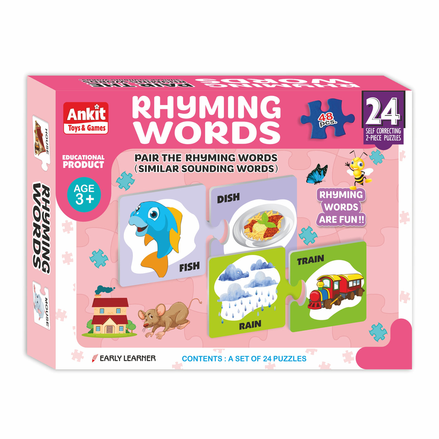 Rhyming Words Puzzle (50 Pieces)