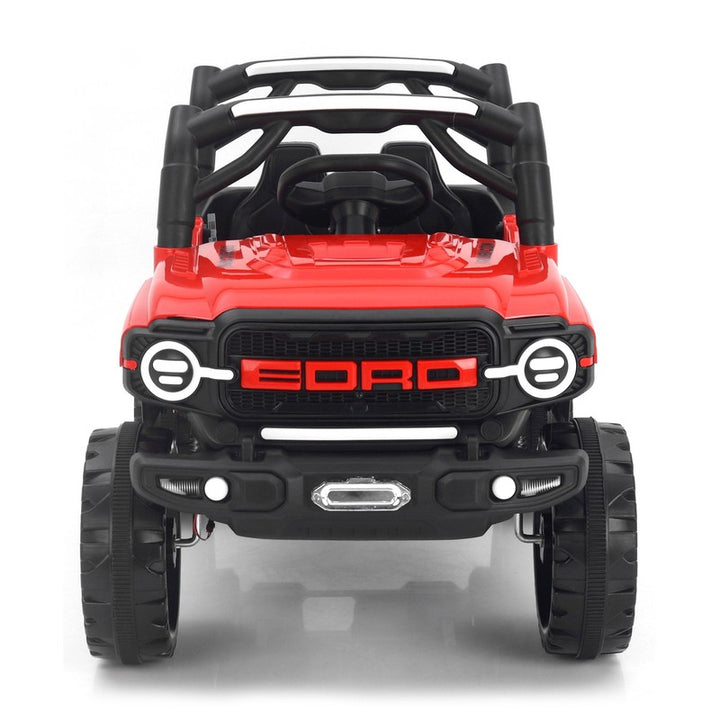 Rechargeable Battery Operated Ride-on Jeep with Light and Music for Kids | Racing Baby Big Electric Car Jeep | 3 to 8 Years | COD not Available