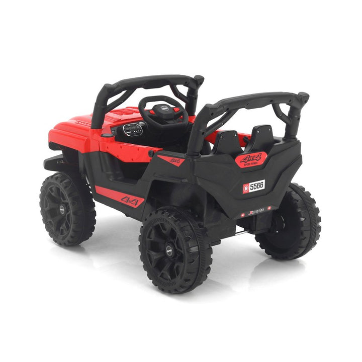 Rechargeable Battery Operated Ride-on Jeep with Light and Music for Kids | Racing Baby Big Electric Car Jeep | 3 to 8 Years | COD not Available