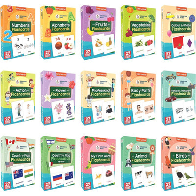 Flash Cards for Kids (Set of 15)