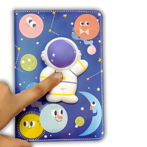 CuddleNest Squishy Astronaut Diary for kids - 100 pages