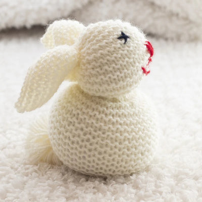 Snowball The Bunny Sensory Soft Toy