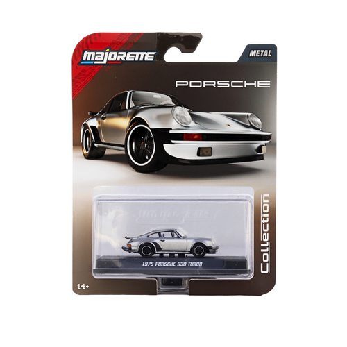 Majorette Original 1975 Porsche 930 Turbo Licensed Diecast Car | 1:64 Scale (7 Years till Grown Ups)