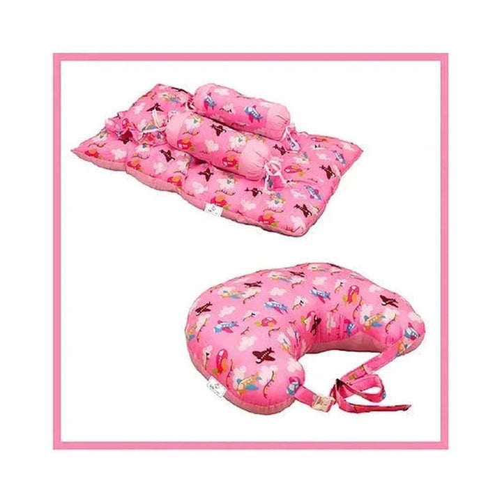 Skyler Baby 4-Piece Set And Feeding Pillow Combo (Pack -2)