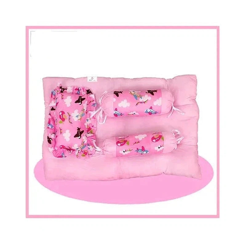 Skyler Baby 4-Piece Set And Feeding Pillow Combo (Pack -2)