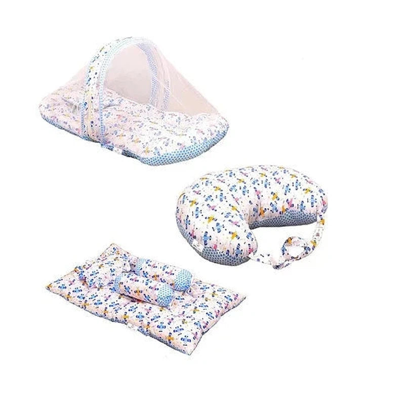 Lite Air Baby Sleeping Bag And Feeding Pillow And 4 Piece Set Combo (Pack - 3)