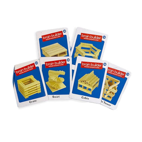 Ekta Wooden Brain Builder Building Planks | Set 1 (5-8 Years)