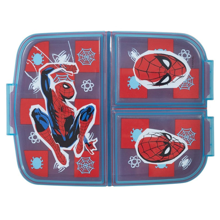 Partition Lunch Box for Kids with Snap Lock Closure | 3 Compartment Lunch Box  | 390 ml