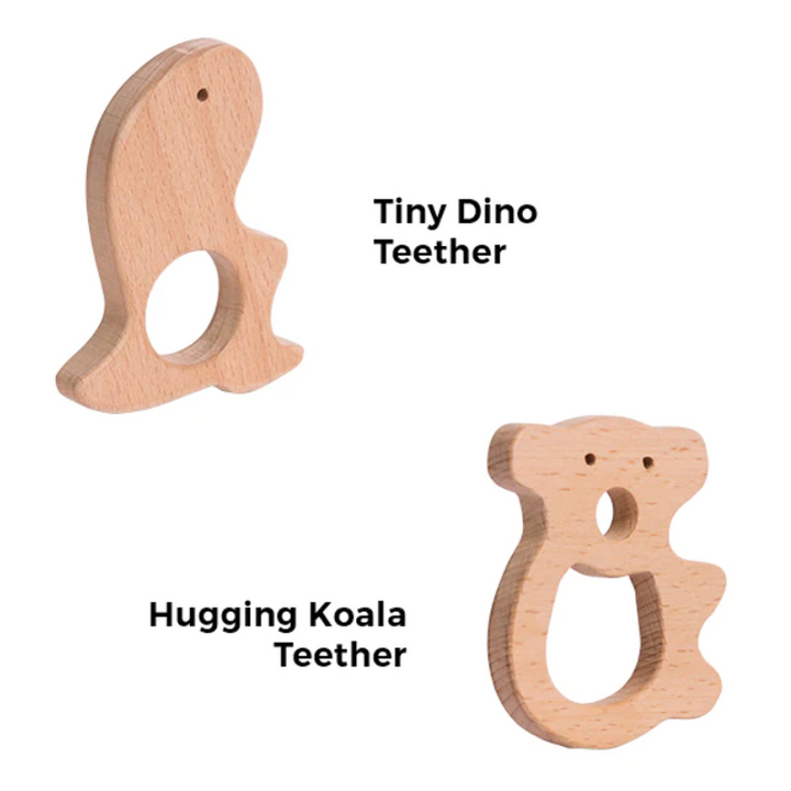 Tiny Dino & Hugging Koala Teether Set (6-12 Months)