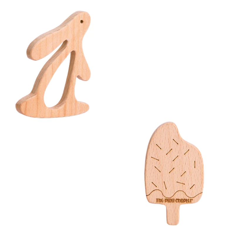 Hopping Bun & Icy Treat Teethers Set (6-12 Months)