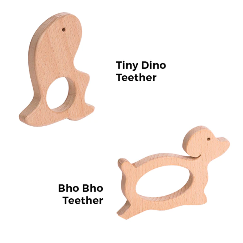 Tiny Dino & Bho Bho Teether Set (6-12 Months)