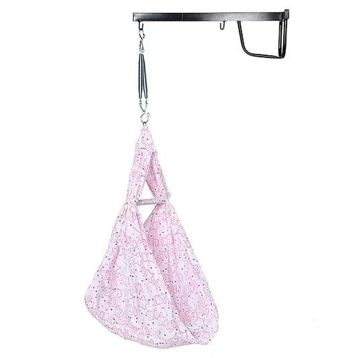 Shower Baby Swing Cradle With Mosquito Net, Pillow, Spring And Metal Window Cradle Hanger (0-6 Months) | Capacity-15 Kg