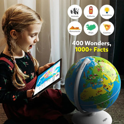 Orboot Earth (App Based) - Educational AR Globe with 400 Wonders