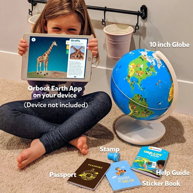 Orboot Earth (App Based) - Educational AR Globe with 400 Wonders