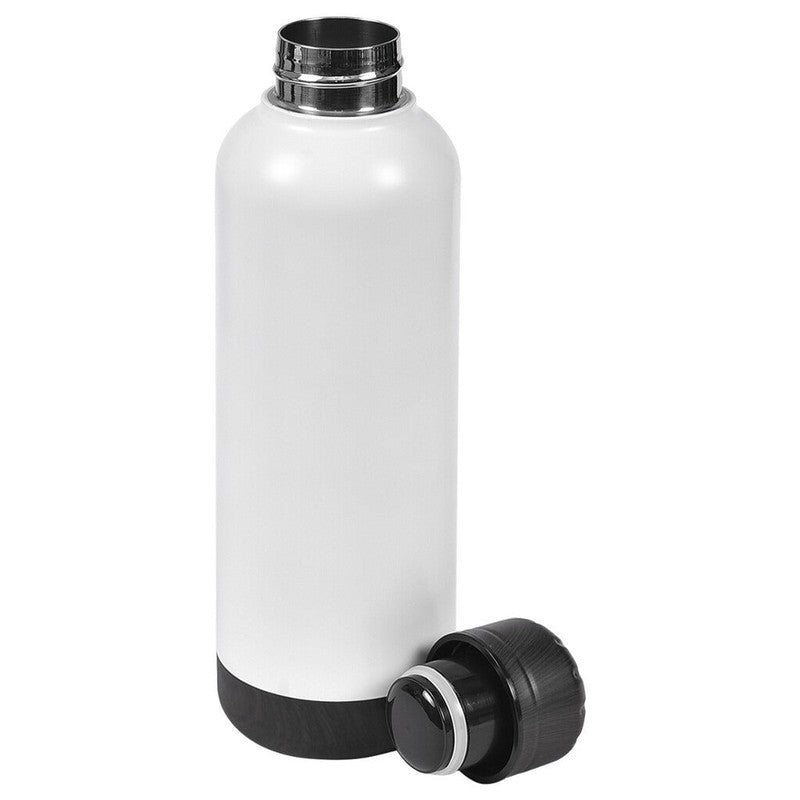 Walnut Stainless Steel Hot n Cold Bottle (500ml) | White