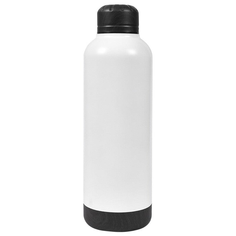 Walnut Stainless Steel Hot n Cold Bottle (500ml) | White