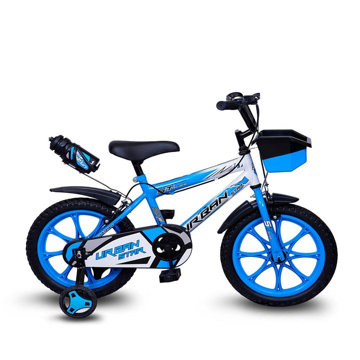 BMX Bicycle with Training Wheel (Blue/White) | 16 Inch (COD not Available)