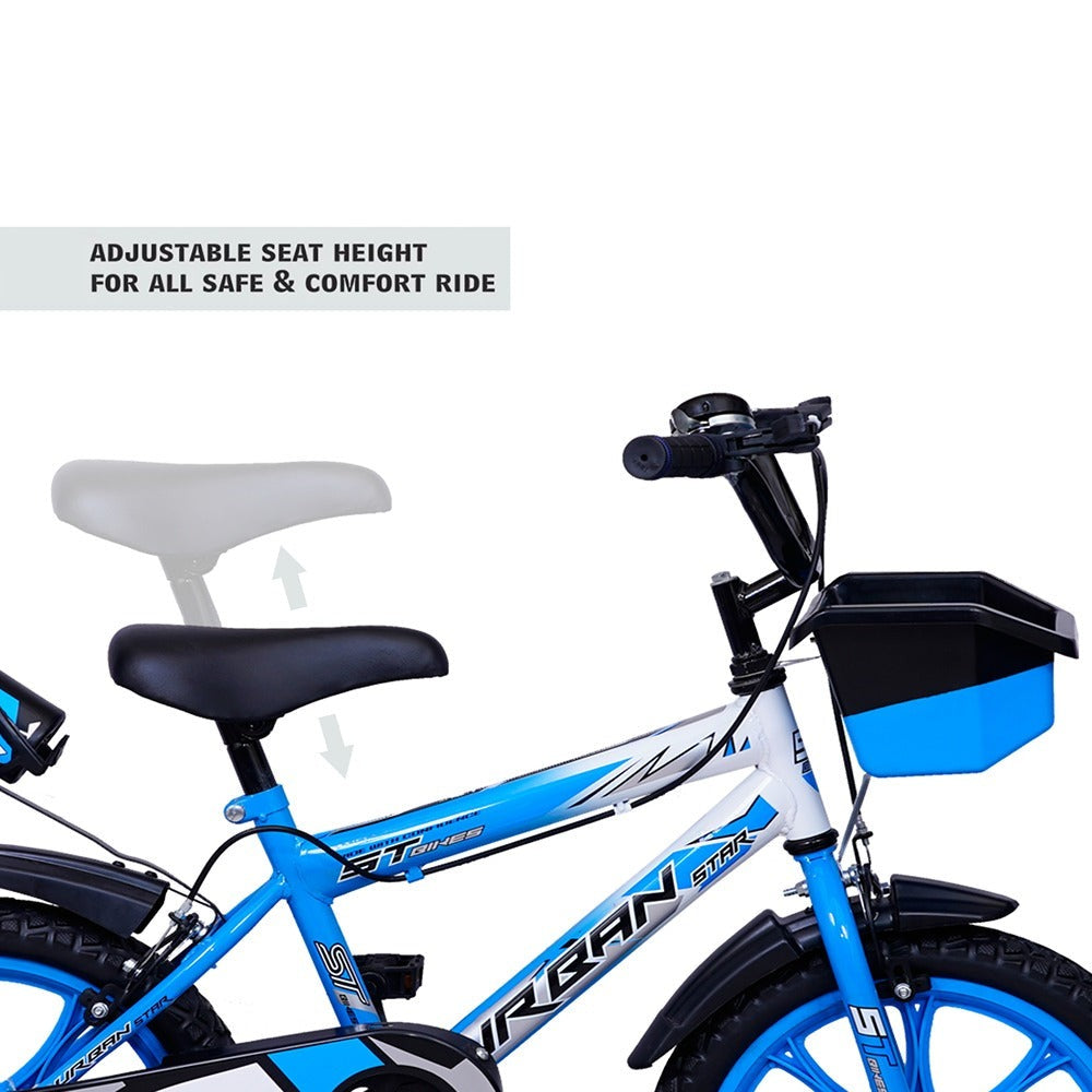 BMX Bicycle with Training Wheel (Blue/White) | 16 Inch (COD not Available)