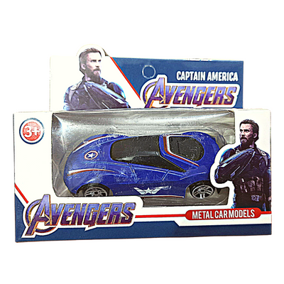 Metal Cars Die Cast Car - Mini Diecast Small Set (Captain America Die Cast)