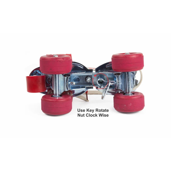 JJ Jonex Tenacity with Brake Adjustable Quad Roller Skates | 6-15 Years (MYC)