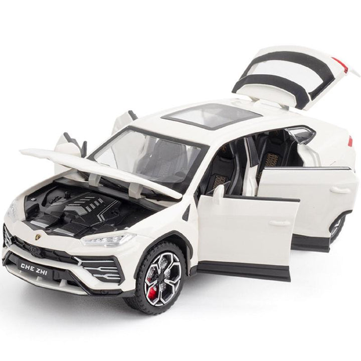 Resembling Lamborghini URUS Diecast Car with Light & Sound | 1:24 Scale Model (14 Years Till Grown Ups)