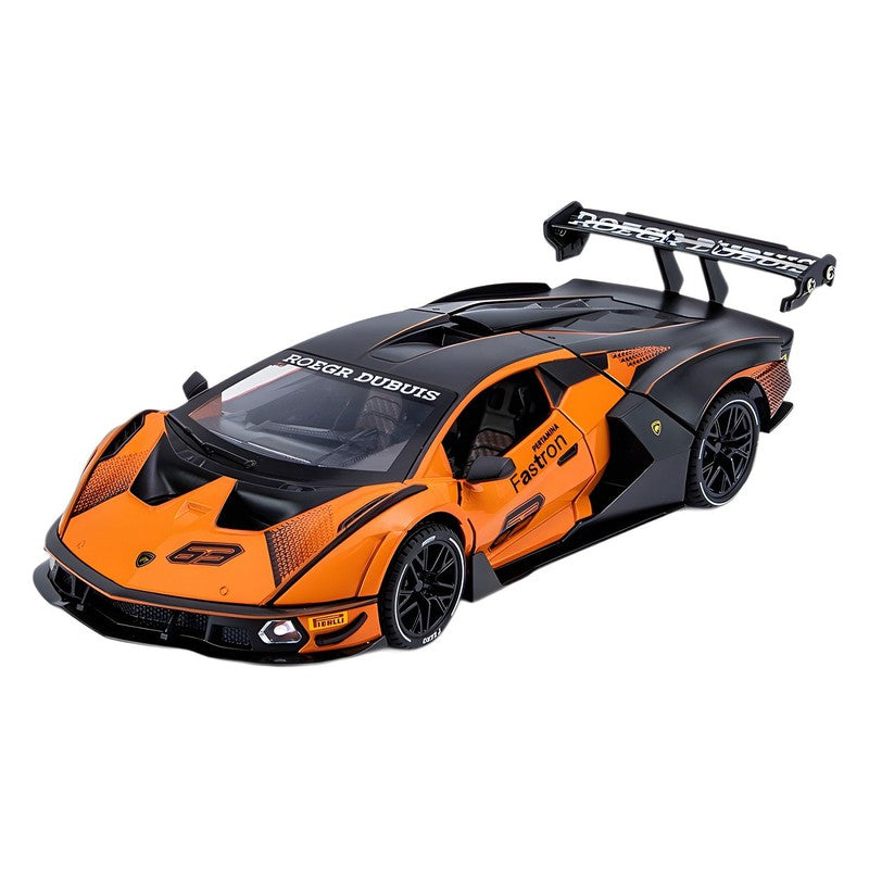 Resembling Lambo Rambo SCV12 Diecast Car with Light & Sound | 1:24 Scale Model (14 Years Till Grown Ups)