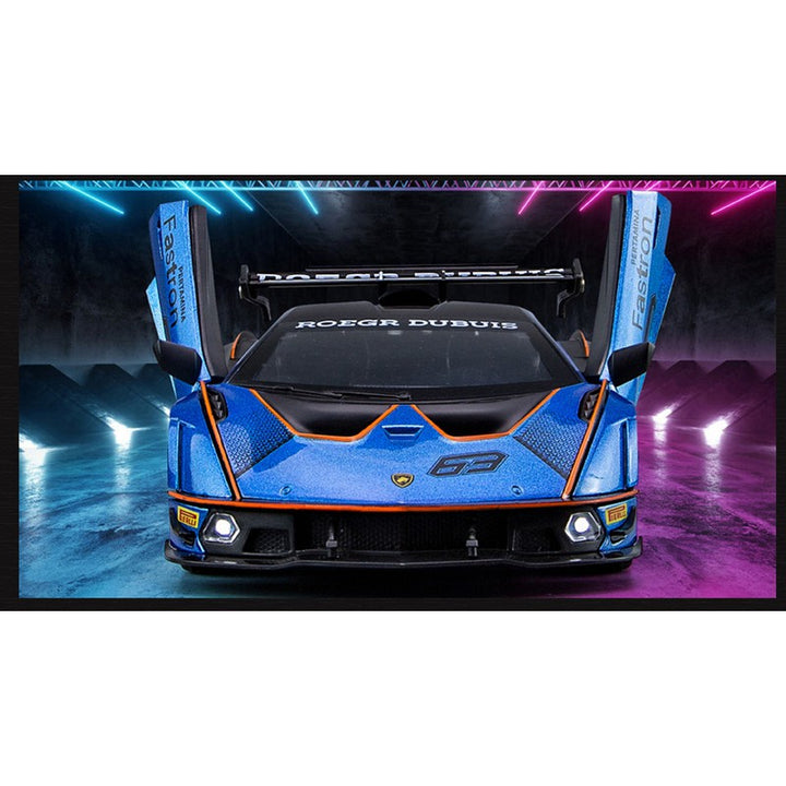 Resembling Lambo Rambo SCV12 Diecast Car with Light & Sound | 1:24 Scale Model (14 Years Till Grown Ups)