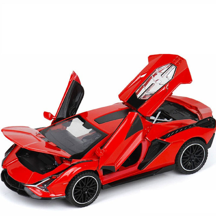 Resembling Lamborghini Revuelto Diecast Car with Light & Sound | 1:24 Scale Model (14 Years Till Grown Ups)