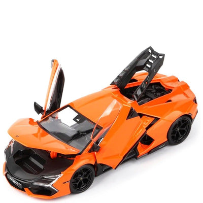 Resembling Lamborghini Revuelto Diecast Car with Light & Sound | 1:24 Scale Model (14 Years Till Grown Ups)