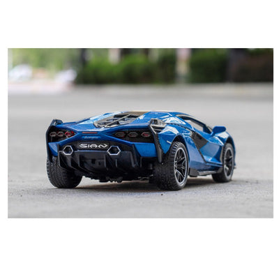 Resembling Lamborghini Revuelto Diecast Car with Light & Sound | 1:24 Scale Model (14 Years Till Grown Ups)