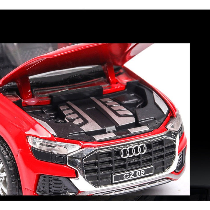 Resembling Audi Q8 Diecast Car with Light & Sound | 1:32 Scale Model (14 Years Till Grown Ups)