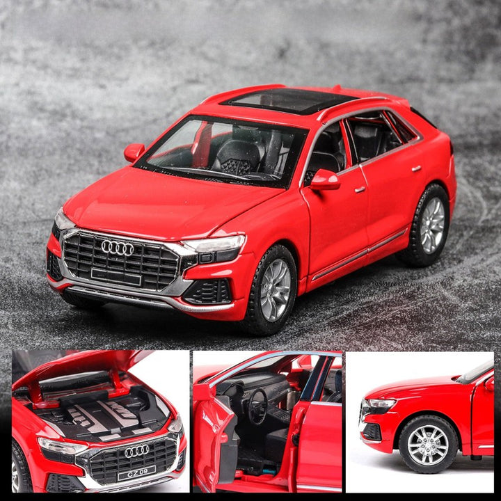 Resembling Audi Q8 Diecast Car with Light & Sound | 1:32 Scale Model (14 Years Till Grown Ups)