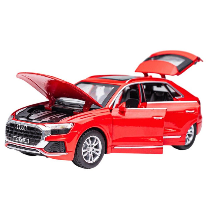 Resembling Audi Q8 Diecast Car with Light & Sound | 1:32 Scale Model (14 Years Till Grown Ups)