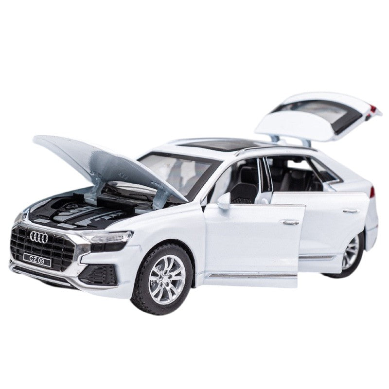 Resembling Audi Q8 Diecast Car with Light & Sound | 1:32 Scale Model (14 Years Till Grown Ups)