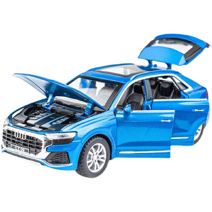 Resembling Audi Q8 Diecast Car with Light & Sound | 1:32 Scale Model (14 Years Till Grown Ups)