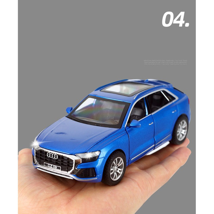 Resembling Audi Q8 Diecast Car with Light & Sound | 1:32 Scale Model (14 Years Till Grown Ups)