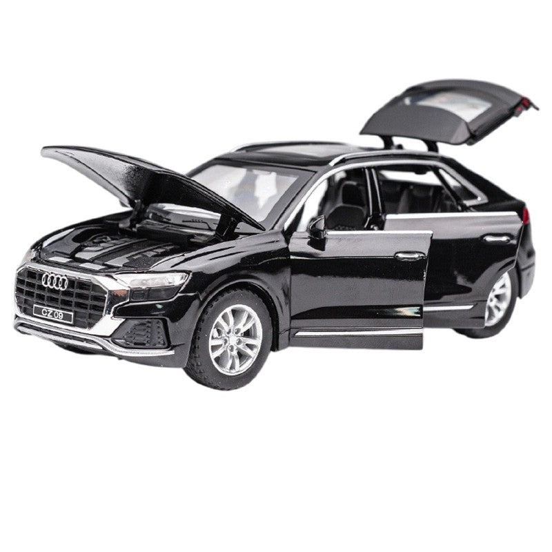 Resembling Audi Q8 Diecast Car with Light & Sound | 1:32 Scale Model (14 Years Till Grown Ups)