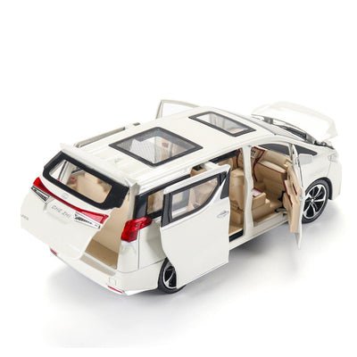 Resembling Lexus LM300H Diecast Car with Openable Doors, Light & Sound | 1:24 Scale Model (14 Years Till Grown Ups)