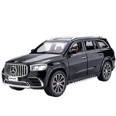 Resembling Mercedes-Benz GLS 63 Diecast Car with Openable Doors, Light & Sound | 1:24 Scale Model (14 Years Till Grown Ups)