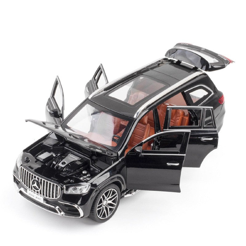 Resembling Mercedes-Benz GLS 63 Diecast Car with Openable Doors, Light & Sound | 1:24 Scale Model (14 Years Till Grown Ups)