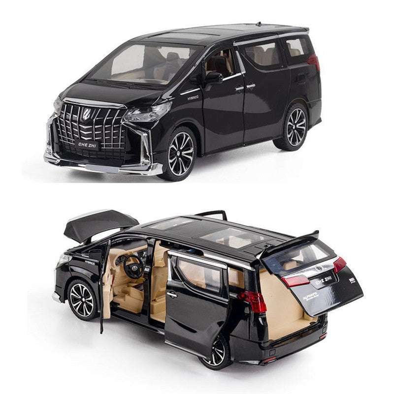 Resembling Toyota Alpha Commercial Diecast Car with Light & Sound | 1:24 Scale Model (14 Years Till Grown Ups)