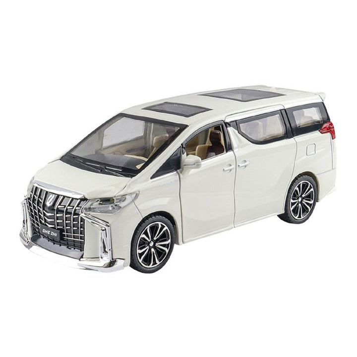 Resembling Toyota Alpha Commercial Diecast Car with Light & Sound | 1:24 Scale Model (14 Years Till Grown Ups)