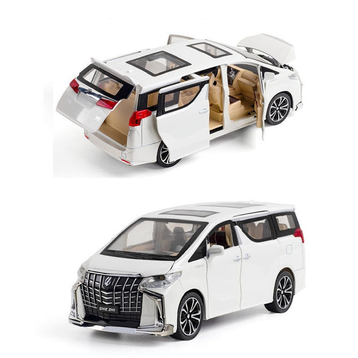 Resembling Toyota Alpha Commercial Diecast Car with Light & Sound | 1:24 Scale Model (14 Years Till Grown Ups)