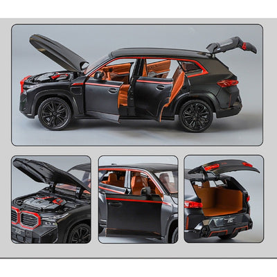 Resembling BMW XM Star Diecast Car with Openable Doors, Light & Sound | 1:24 Scale Model (14 Years Till Grown Ups)