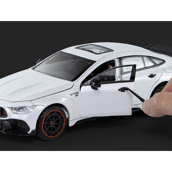 Resembling ADI A7 Diecast Car - Openable Doors, Light & Sound | 1:24 Scale (3 Years till Grown Ups)