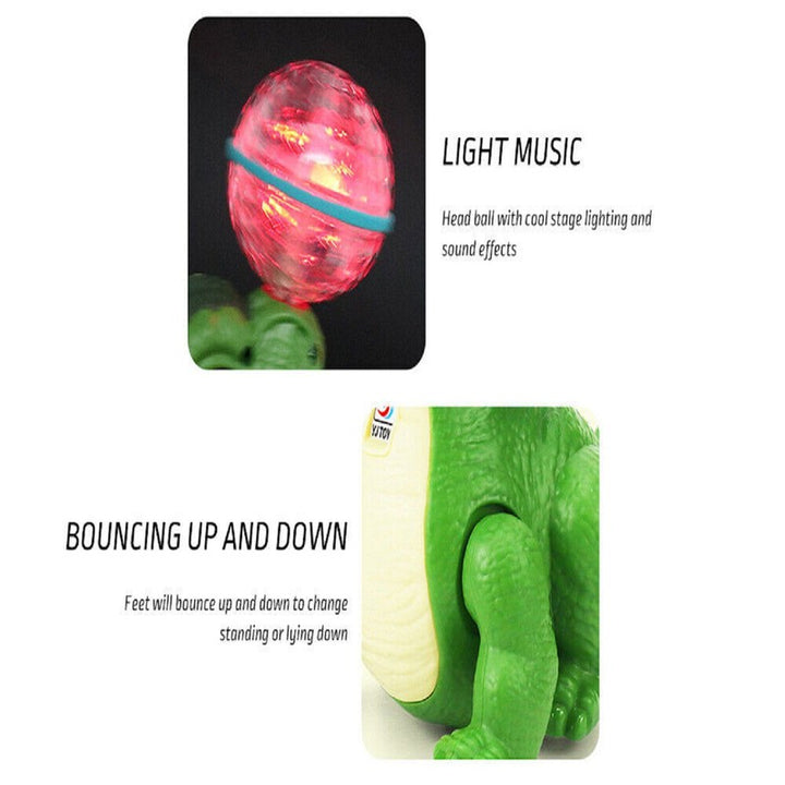 360 Degree Rotating Dinosaur Toy with Light & Music (2-6 Years)